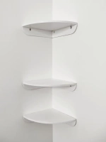 Комплект угловых полок. 2 штуки 25*25 см