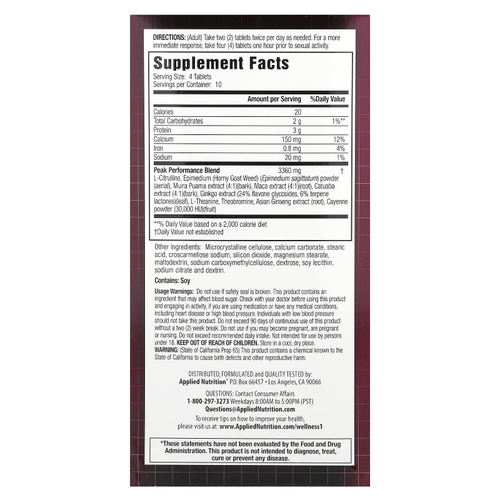 Applied Nutrition, Magnum Blood-Flow, 40 таблеток