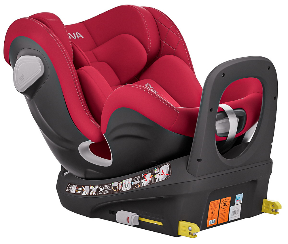 Автокресло Avova Swan Fix i-Size 0-1-2 (40-125 см, 0-25 кг) Maple Red, красный