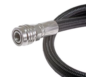 Шланг поддува FanDiver в оплетке 70 см черный