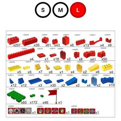 Набор GigaBloks 10: Замок на платформе