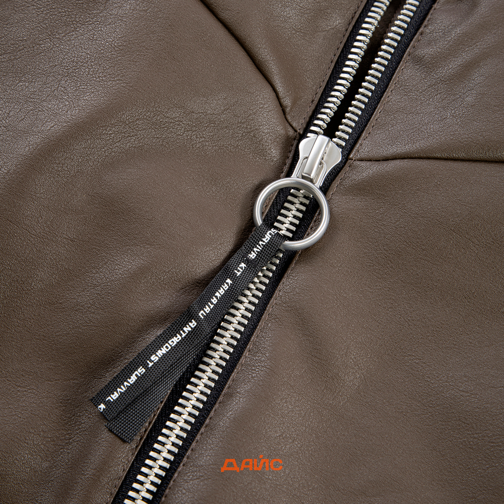 Куртка мужская Krakatau Qm548-7 Vint Faux Leather Bomber Jacket