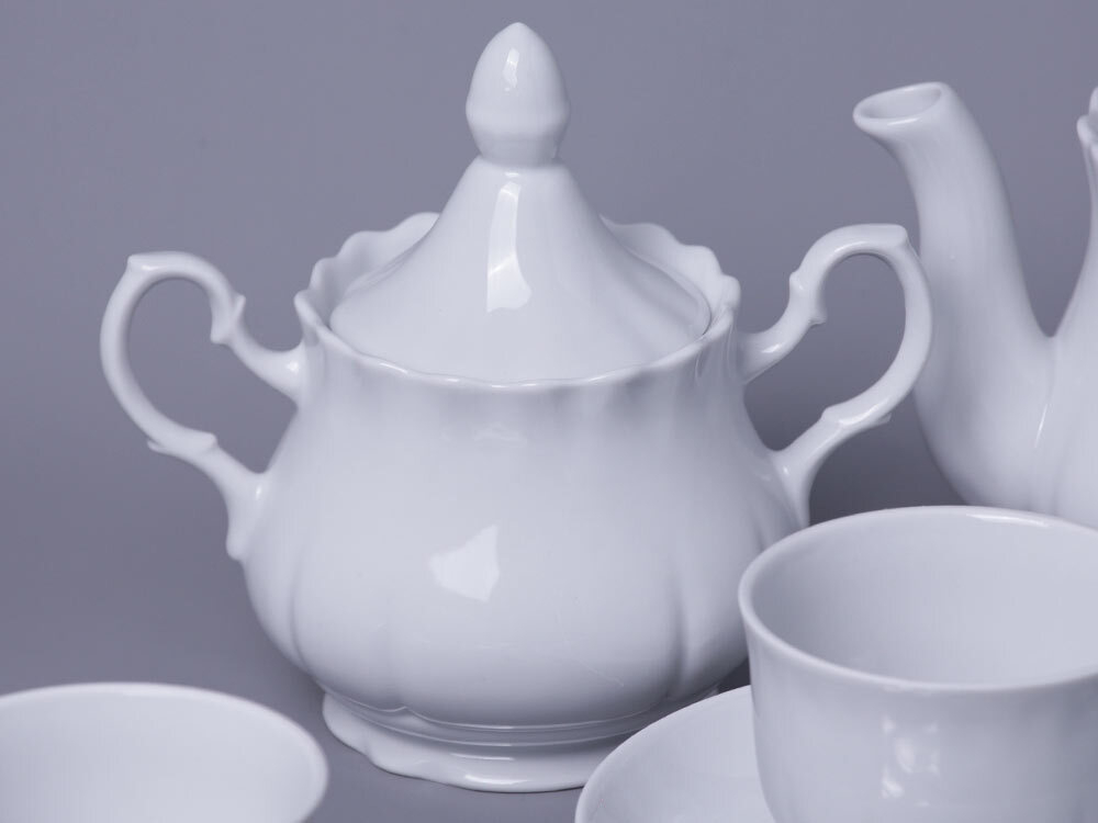 Сахарница 550мл форма Романс Без деколи 05751