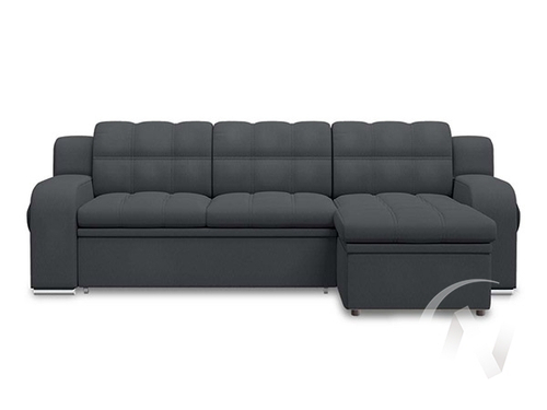 Диван угловой Жемчуг 2 (ДУ) LUMA 24 (графитовый)