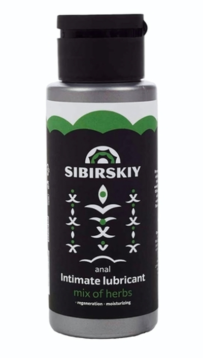 Анальный лубрикант на водной основе SIBIRSKIY с ароматом луговых трав - 100 мл.
