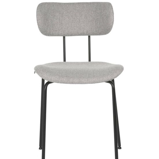 Стул Pedigree металлический каркас, серая ткань