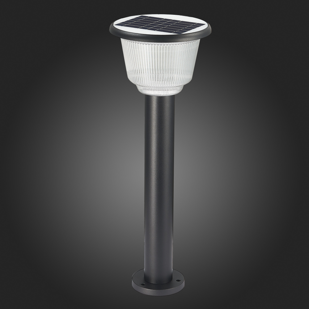 SL9502.405.01 Светильник уличный наземный ST-Luce Черный/Черный, Прозрачный LED 1*2W 3000-6000K SOLARIS