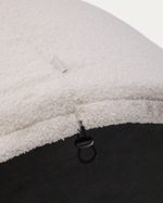 Чехол на пуф Kaeli из экрю букле Ø 60 см