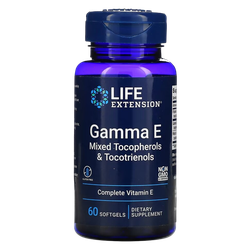 Life Extension Gamma E Mixed Tocopherols & tocotrinols 60 softgels, Витамин E