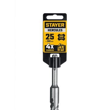 STAYER HERCULES-4Х 25x260 мм, SDS-plus бур, PROFESSIONAL (29290-260-25)