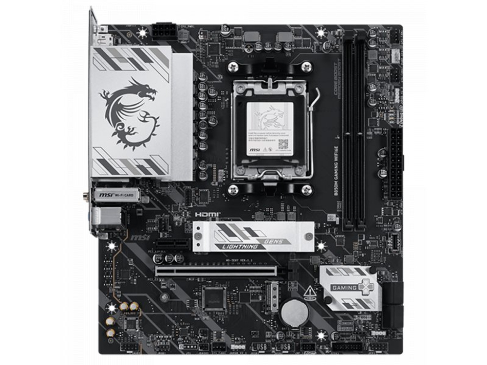 Материнская плата MSI B850M Gaming Wifi6e, Socket AM5, AMD B850, mATX, RTL