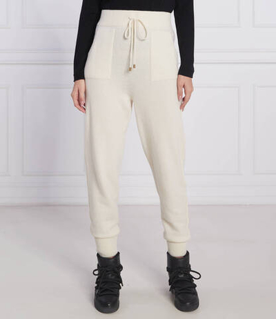 Хлопковые трикотажные штаны TWINSET - белый(222TT3353)