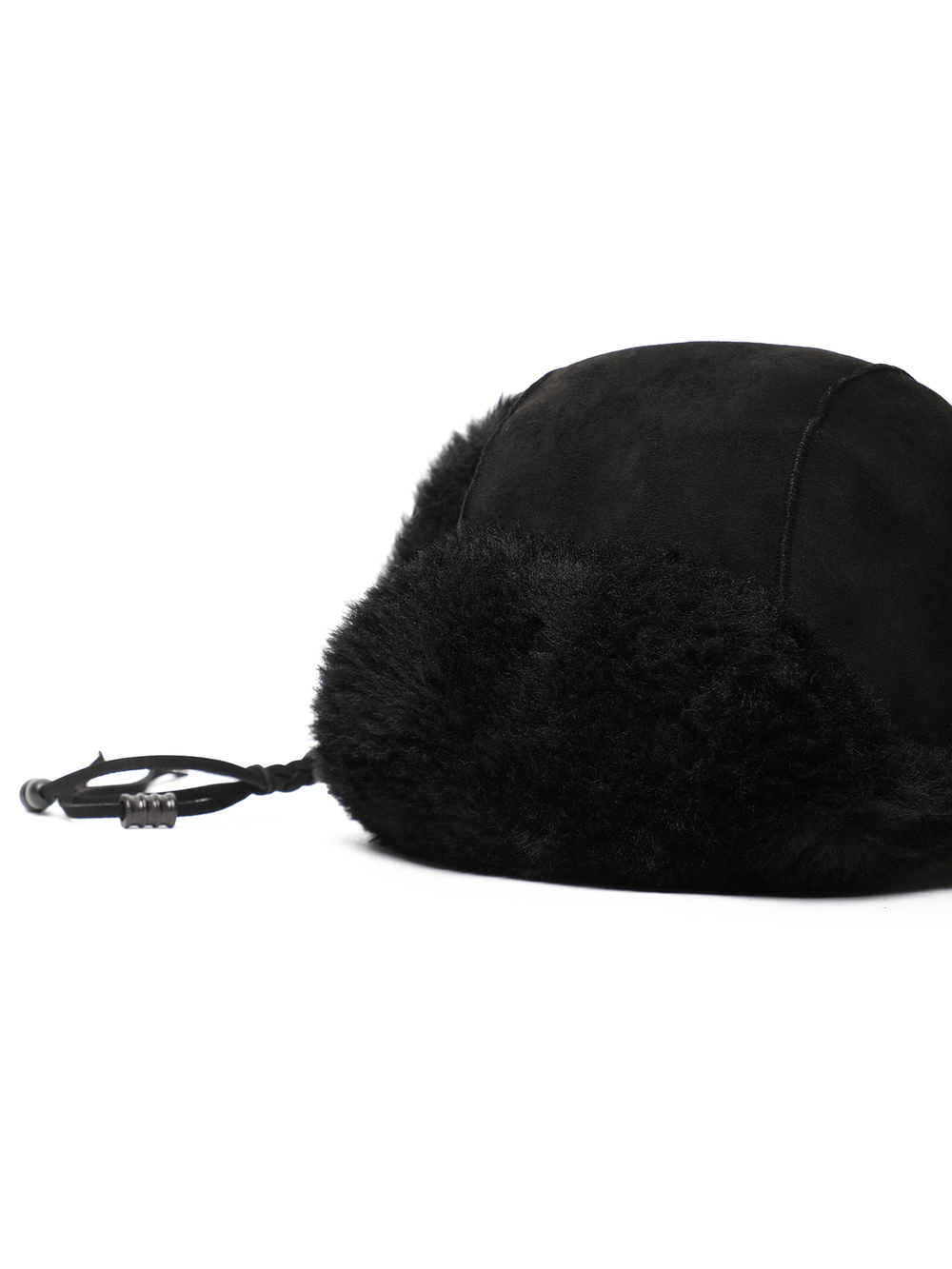 Шапка Braided Shearling Trapper