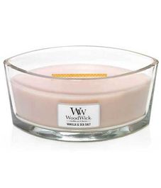 Ваниль и морская соль, ароматическая свеча эллипс, WoodWick