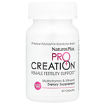NaturesPlus, ProCreation, Female Fertility Support, поддержка репродуктивной функции для женщин, 60 вегетарианских капсул