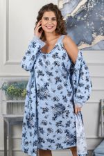 Ночная сорочка Дорис-3 Виотекс ГОЛУБОЙ