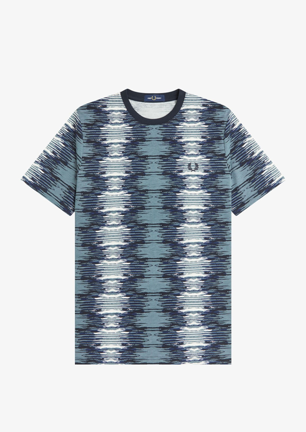 Футболка FRED PERRY Soundwave Glitch T-Shirt