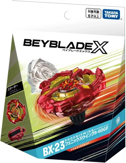 Волчок и запускатель Phoenix Wing 9-60GF BX23 от Takara Tomy