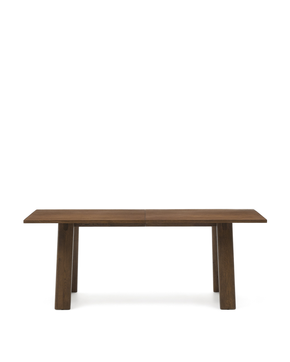 Arlen Раздвижной стол из массива дуба и шпона с отделкой ореха 200(250) 95 см