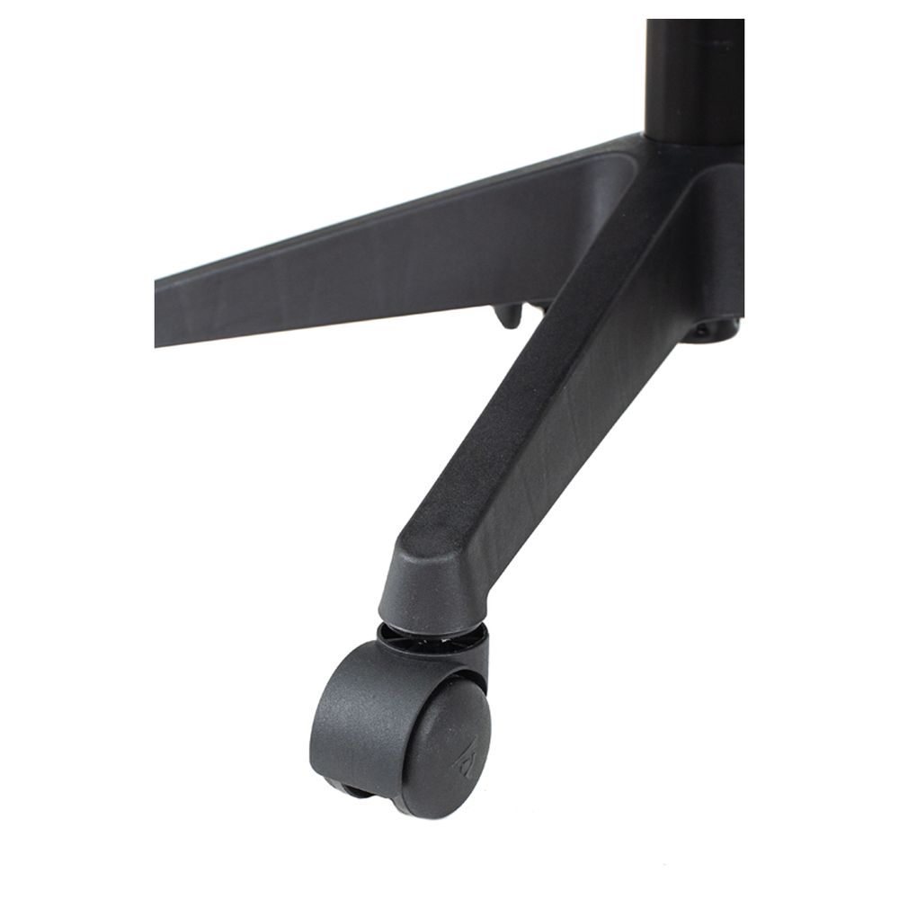 Кресло оператора Helmi HL-M95 (695) "Airy", спинка сетка черная/сиденье ткань TW черная, механизм качания