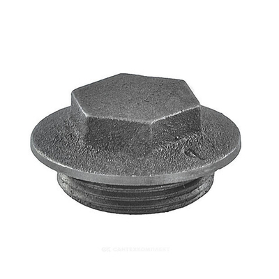 Заглушка (пробка) глухая 1 1/4" левая резьба для чугунных радиаторов CRMTCLB