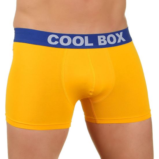 Мужские трусы боксеры желтые E5