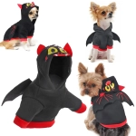 Кофта - толстовка с капюшоном для собак мелких пород «Летучая мышь», размер L (45*35*26см)