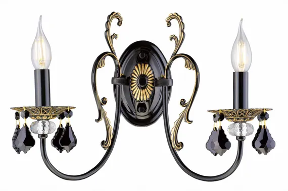 B1730/2W BK+GD (1/10) Бра Veneto Luce