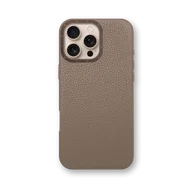 Чехол для iPhone 16 - Зернистая кожа - бежевый
