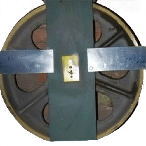 Отводной блок против. D640x137 мм (обод), 6x16 мм, ступица 140 мм, подш. 6312 2ZR, вал 60 мм