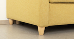 Дилан угловой диван-кровать (желтый)