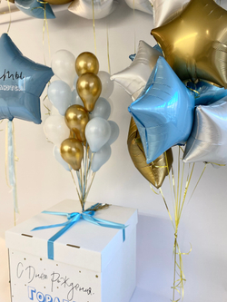 Воздушные шары в коробке №1403