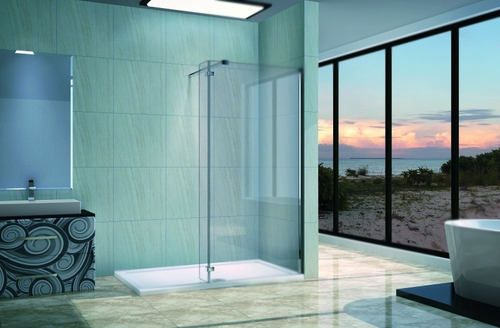 Душевая перегородка WeltWasser WW400 90G+30G 10000002947 профиль Хром стекло прозрачное