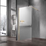 Душевая перегородка Walk-In VSW-1H900MRG, 900*2000, матовый золотой, стекло зеркальное, , шт