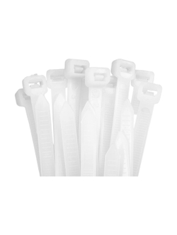 Хомут-стяжка ленточная Gigant 7,6*400 белый, 100 шт. G/1/23