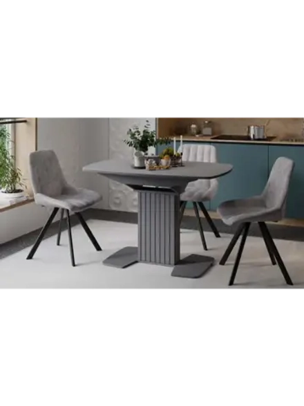 Стол кухонный Стекло матовое 108(139)х70х75 см