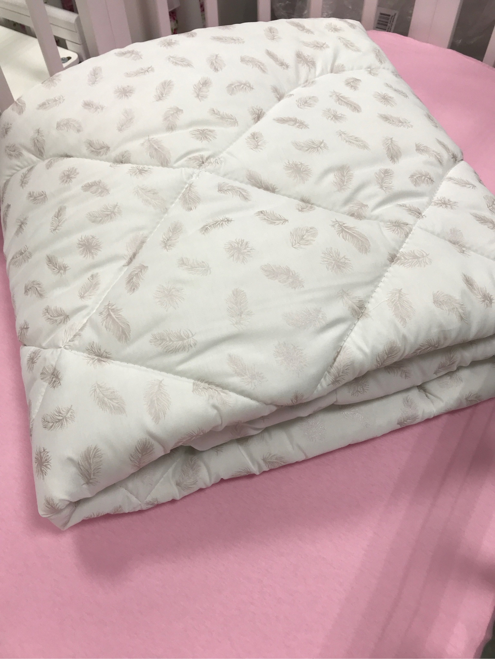 Одеяло Лебяжий пух (Тик) 110*143 (ИП Людин А.В.)