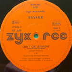 Savage ‎– Don't Cry Tonight (Германия 1983г.) 12", 45 RPM