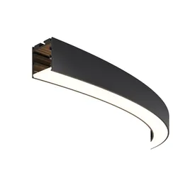 Радиусный профиль 35x35 D1500мм 1/4 круга черный Led Strip alm-3535r-b-d-90°-1.5m
