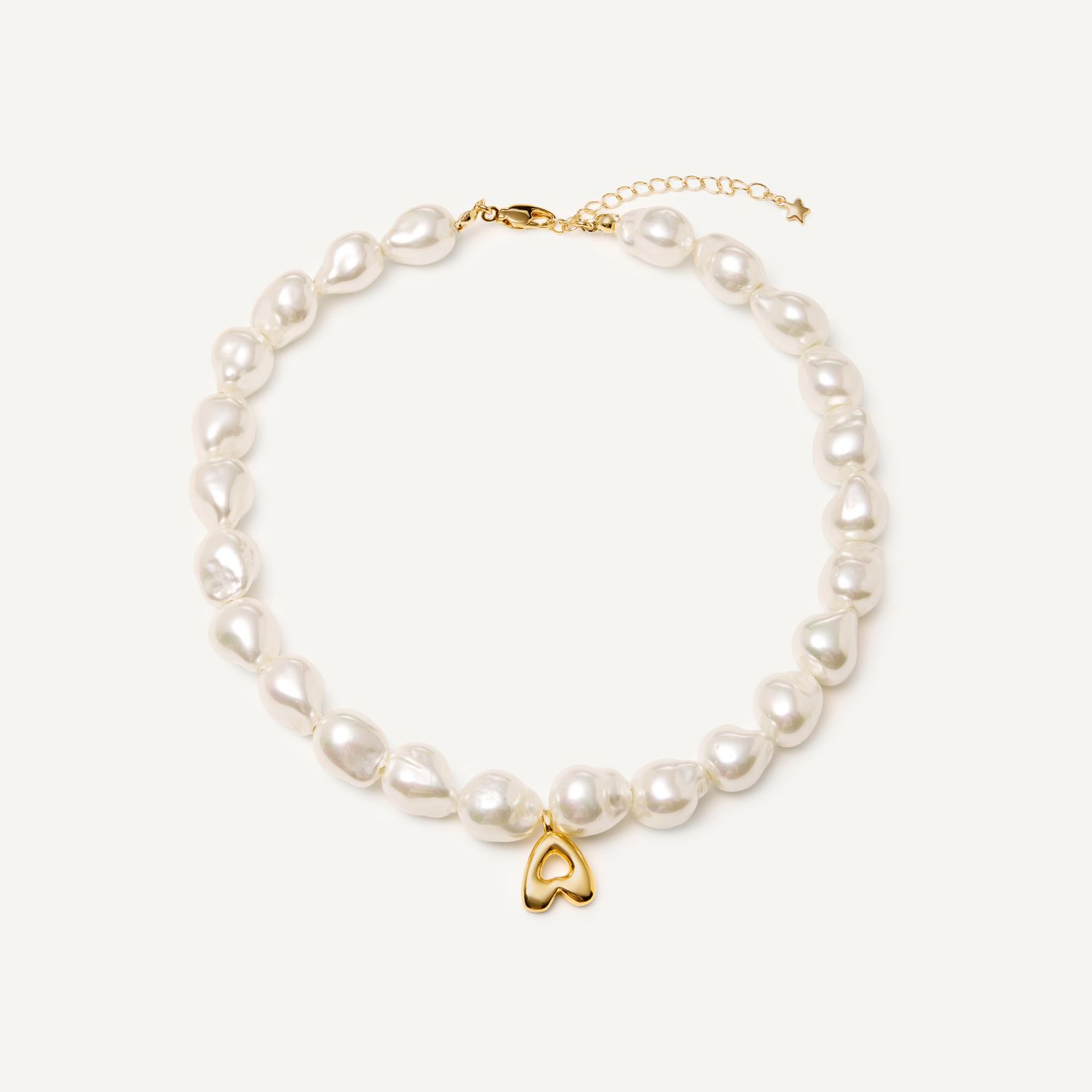 Колье My Pearly ABC Necklace - Gold