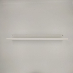 Полка MetaDec Plain настенная прямая, 40х10см белая, 1шт