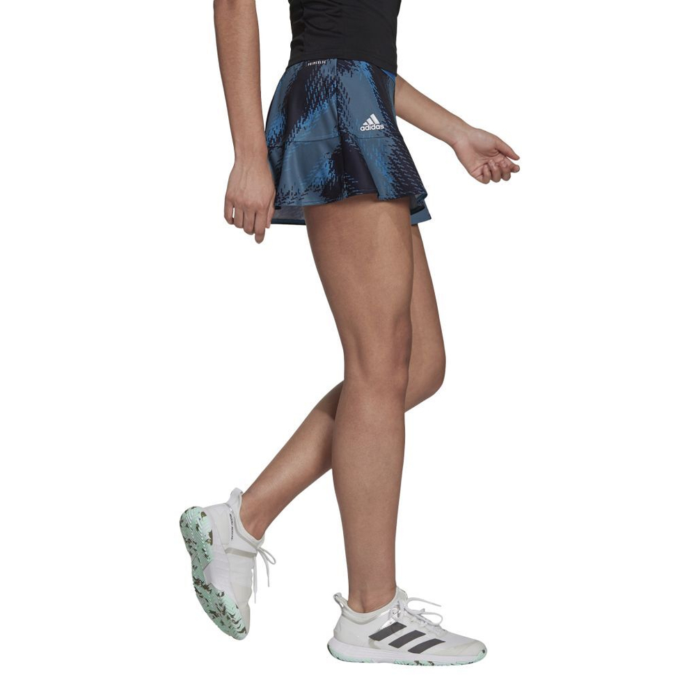 Теннисная юбка Adidas Tennis Printed Match Skirt Primeblue W - sonic aqua