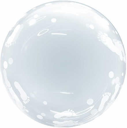 К 18'' Сфера 3D Deco Bubble Новорожденный Прозрачный