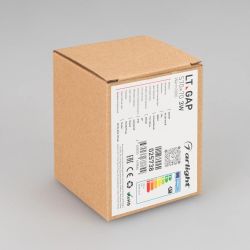 Светильник LT-GAP-S70x70-3W Warm3000 (WH, 30 deg) (Arlight, IP65 Металл, 3 года) 025738
