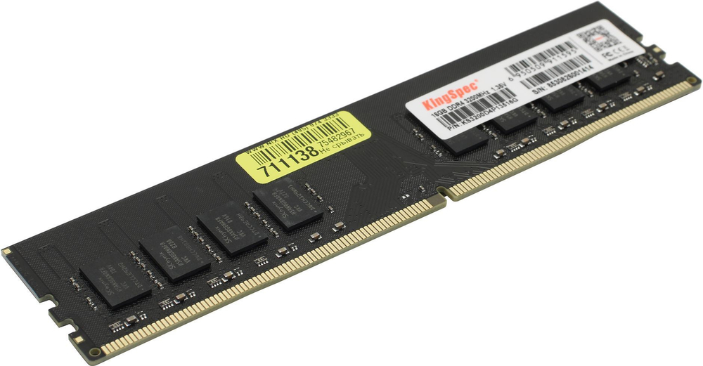 Модуль памяти KingSpec &lt;KS3200D4P13516G&gt; DDR4 DIMM 16Gb &lt;PC4-25600&gt;