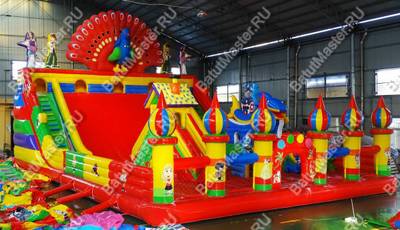 Коммерческий батут "Жар-птица", 18*12*7 м