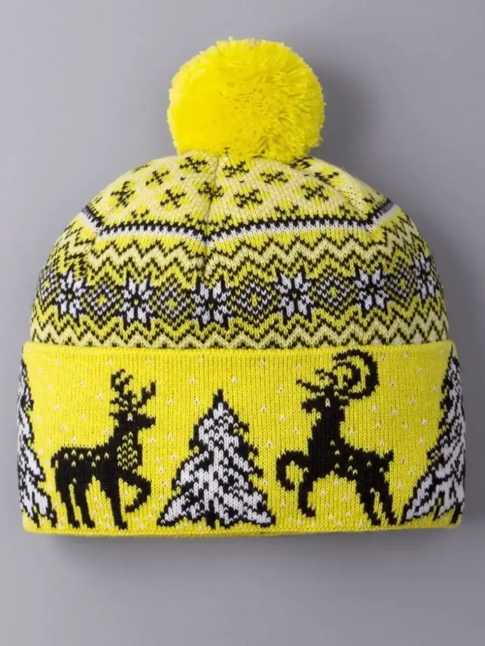 Шапка зимняя вязаная детская