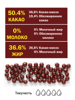 Шоколадные жемчужины 250г темные Crispearls Dark