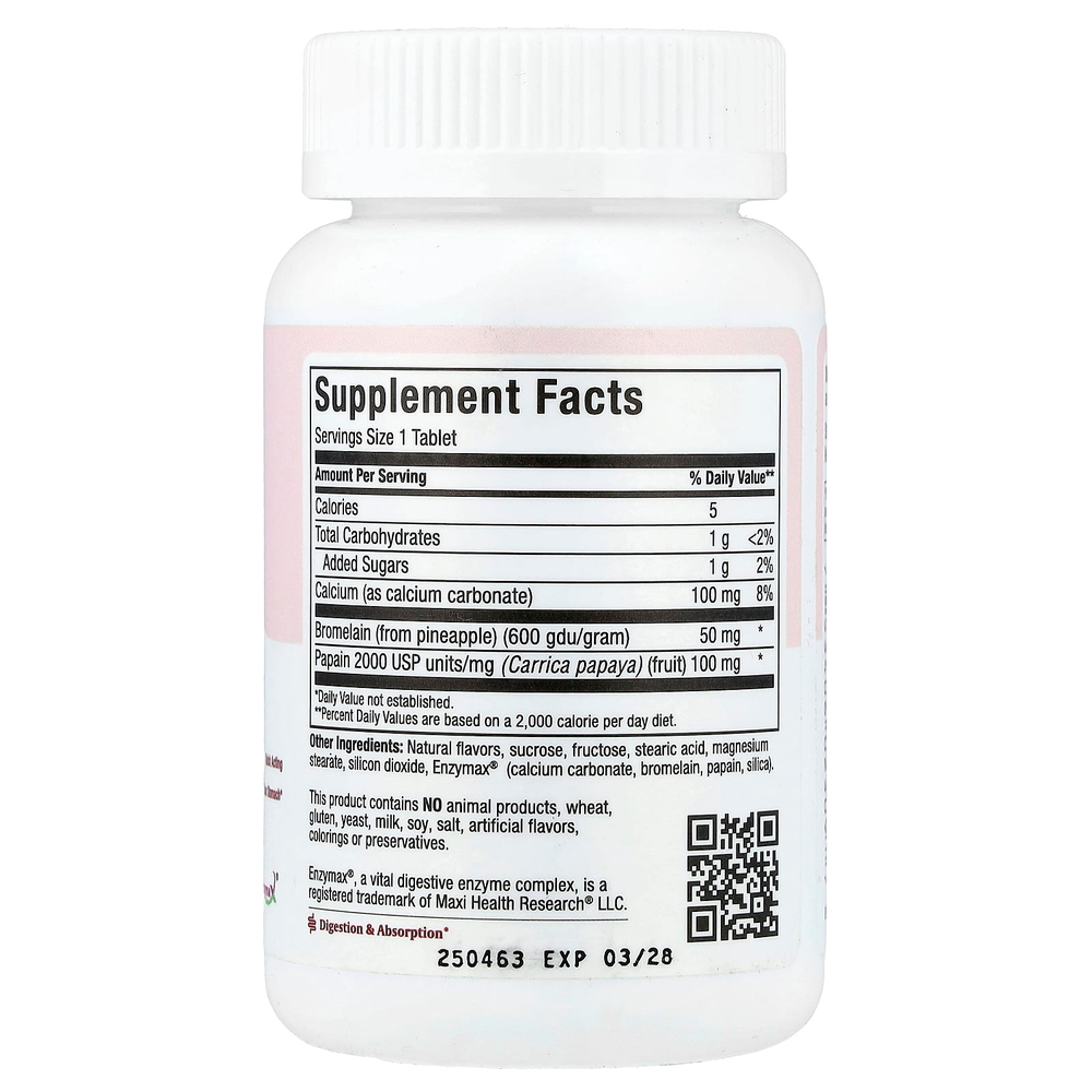 Maxi Health, жевательные таблетки Maxi Digest™, натуральные фрукты, 90 таблеток