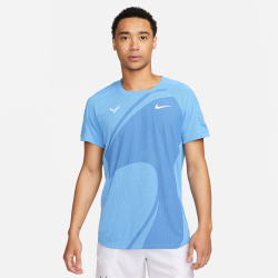 Мужское теннисное поло Nike Dri-Fit Advantage RAFA MNK T-Shirt Men - Light Blue